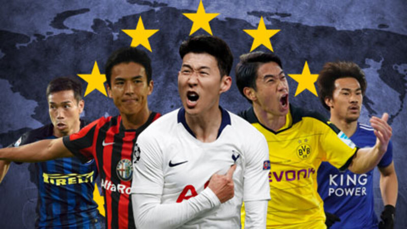 các cầu thủ Hàn Quốc thi đấu ở châu Âu