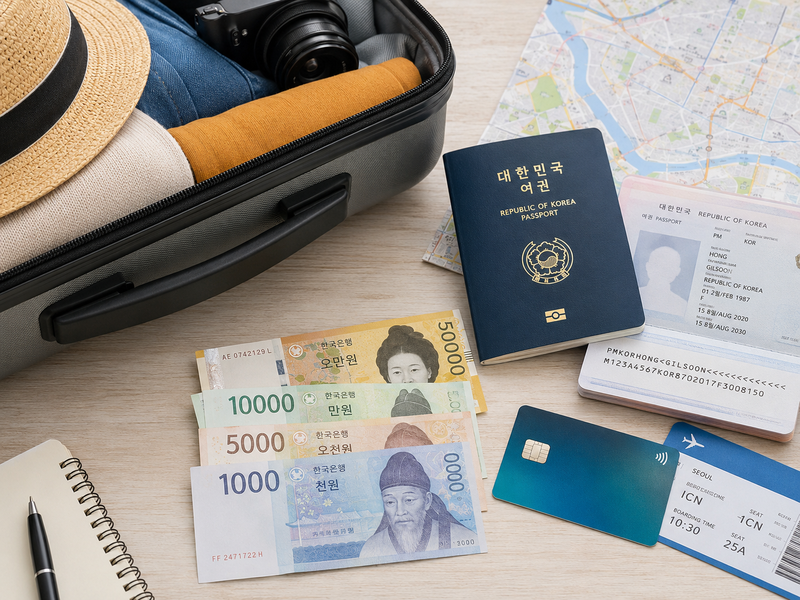 Chuẩn bị tiền Won hợp lý trước chuyến đi giúp du khách chủ động hơn khi đến Hàn Quốc. 